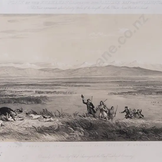 Samuel Charles Brees  Plain of the Ruamahunga Opening Into Palisander Bay Near Wellington