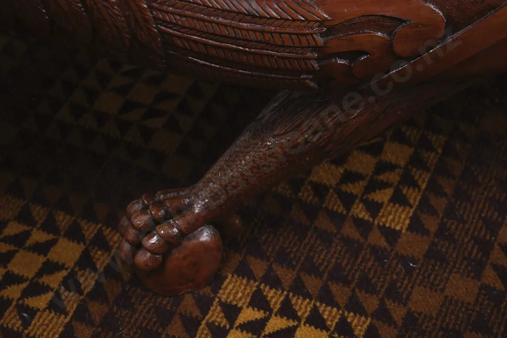 A Rare and Important New Zealand Colonial ‘Moa’ Day Bed Image 1++