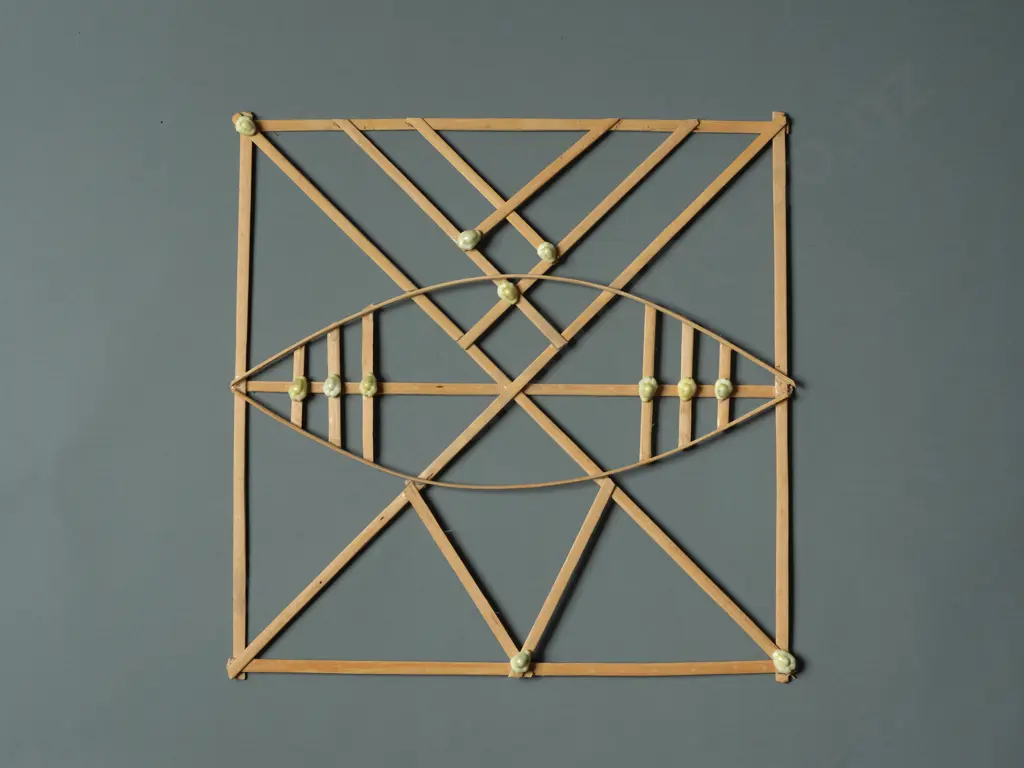 A Marshall Islands Stick Navigational Chart Image 1++