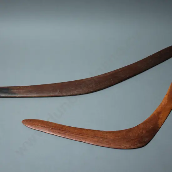Two Aboriginal Boomerangs