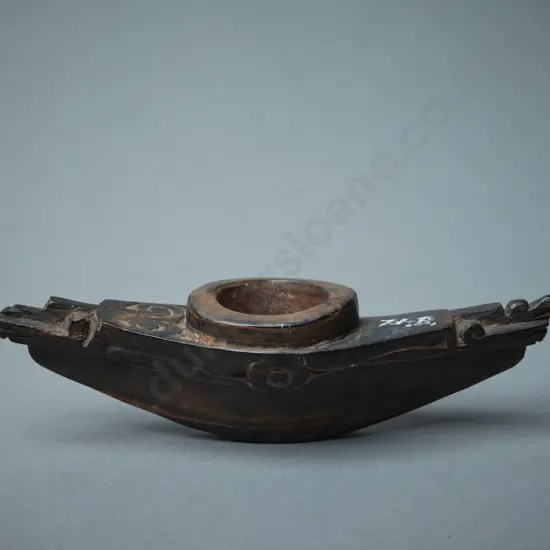 Trobriand Island Pigment Pot and a Sepik River Pigment Pot