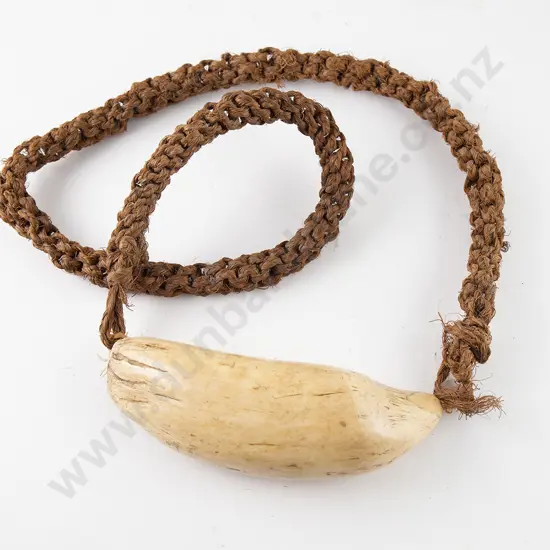 A 19th Century Fijian Sperm Whale Tooth (Tabua)