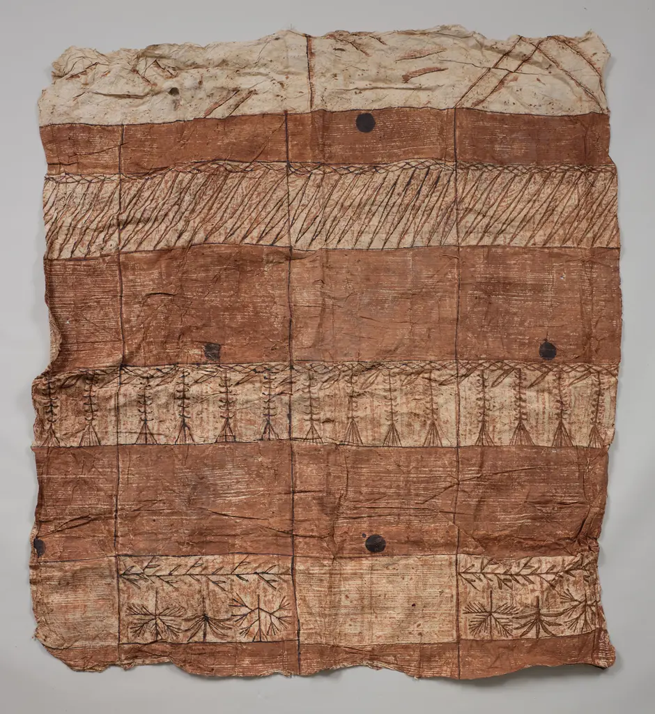 Tongan Tapa Cloth Section Image 1++