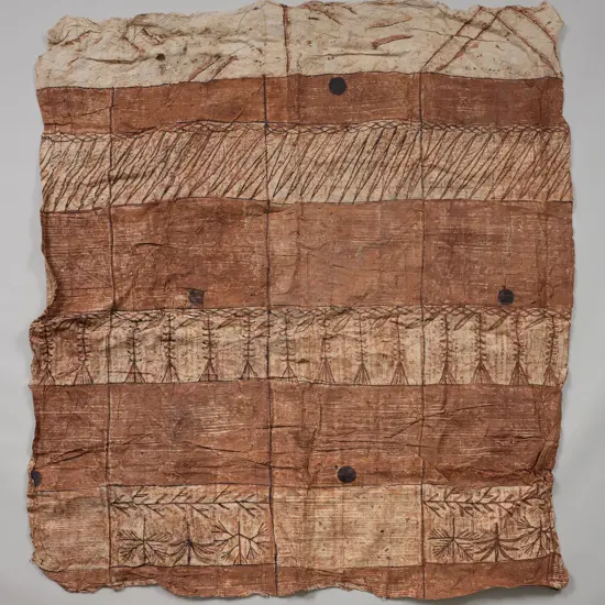 Tongan Tapa Cloth Section