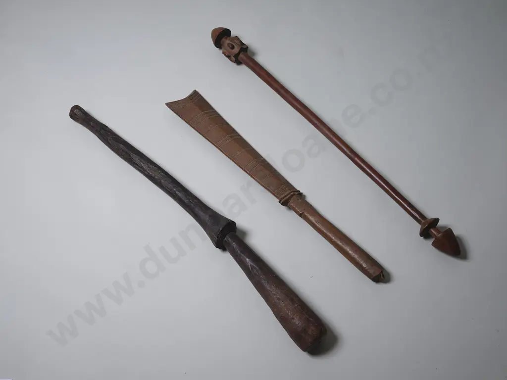 A Collection of Four Pacific Island Clubs Image 1++