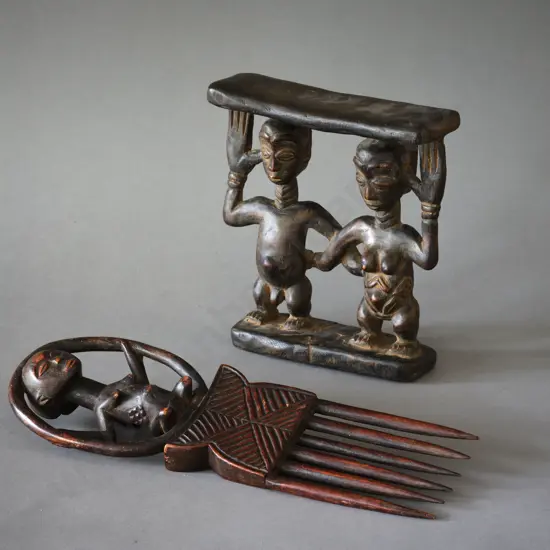 An African Neck Rest