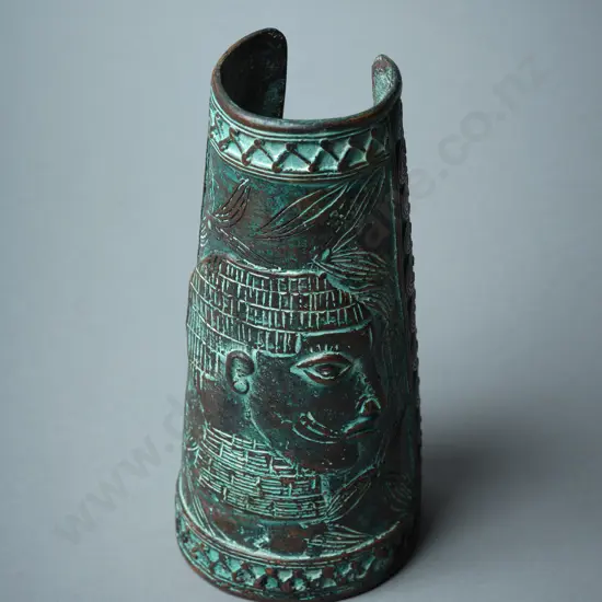 A Bronze Benin Archers Cuff