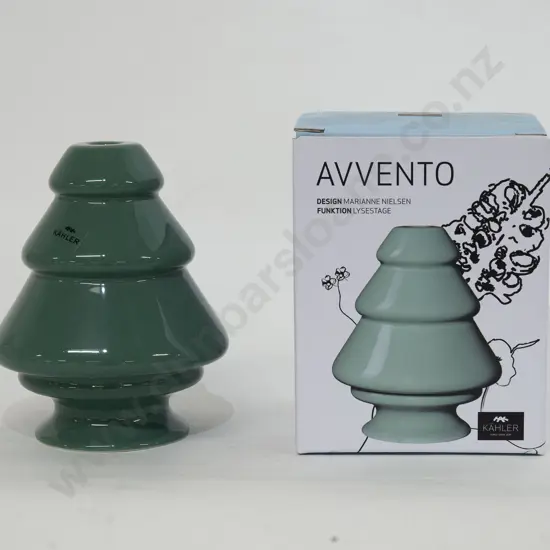 Kahler "Avvento" Candle Holder Green Small