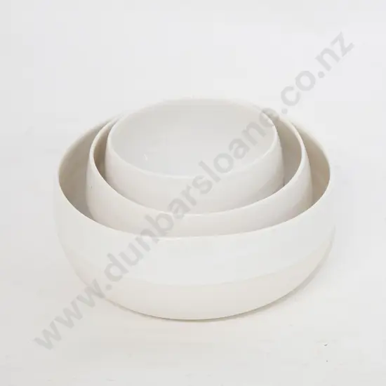 Sarah Backler Graduated Three Bowl Set Clear