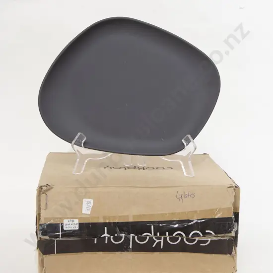 Four Yayoi Beltz Appetizer Dishes Charcoal