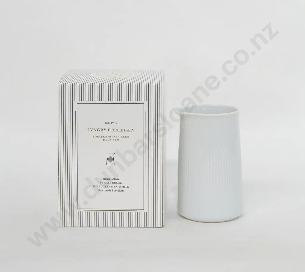 Lyngby Porcelaen "Thermodan by Axel Bruel" White Small Creamer Image 1++