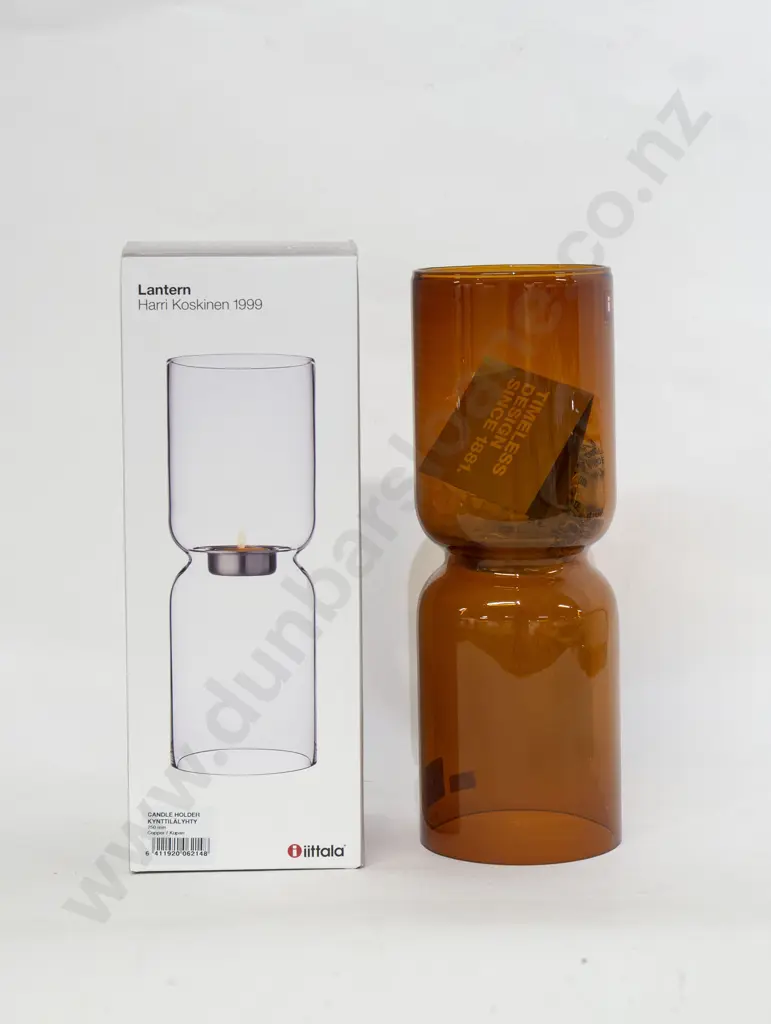 Iittala Copper Glass Candle Holder Image 1++