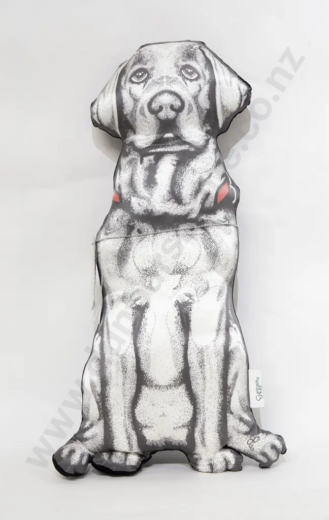 Curiosity Snug "Labrador Molly Dog" Designer Cushion Image 1++