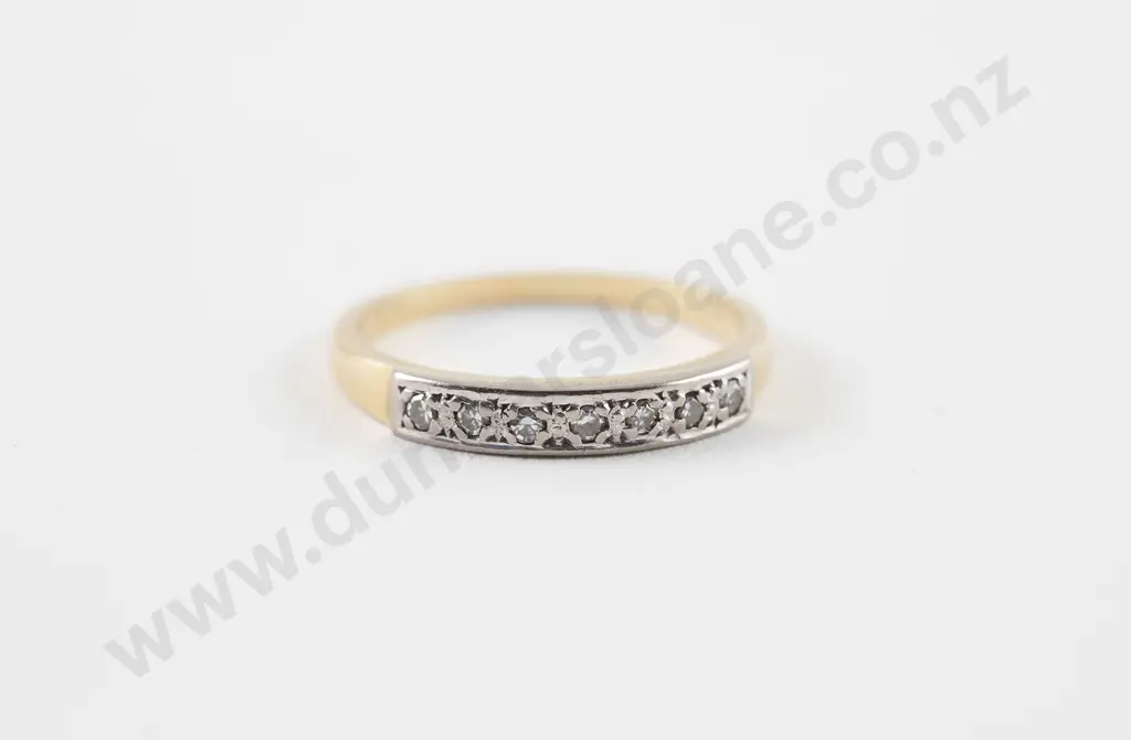 18ct Seven Stone Diamond Eternity Band Image 1++