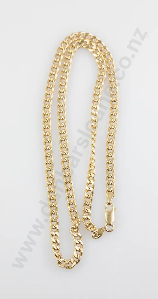 9ct Curb Link Neck Chain Image 1++