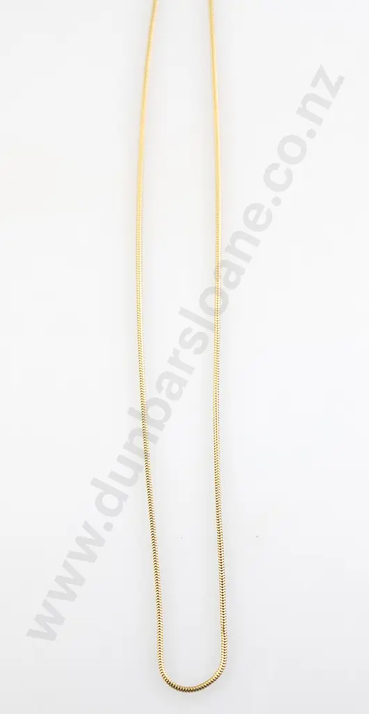 9ct Fine Snake Link Neck Chain Image 1++