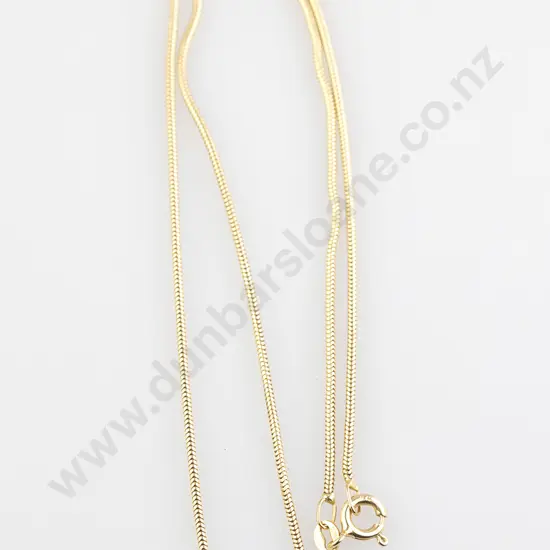 9ct Fine Snake Link Neck Chain