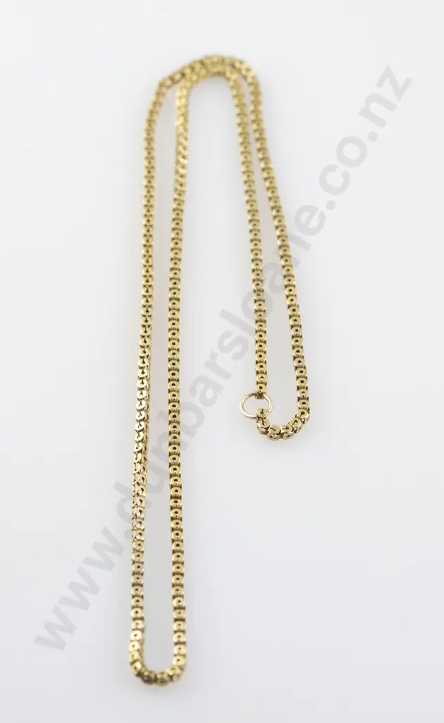 Victorian 9ct Fancy Link Neck Chain Piece Image 1++
