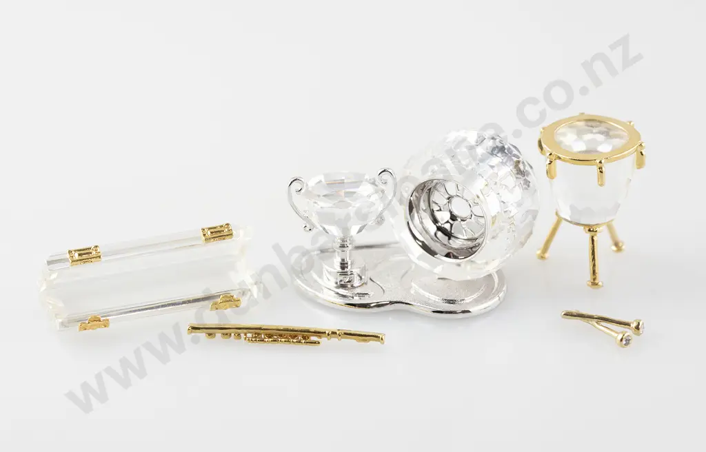 Three Swarovski Small Ornaments Image 1++