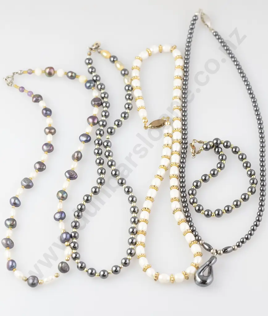 Two Fresh Water Pearl Necklaces Image 1++