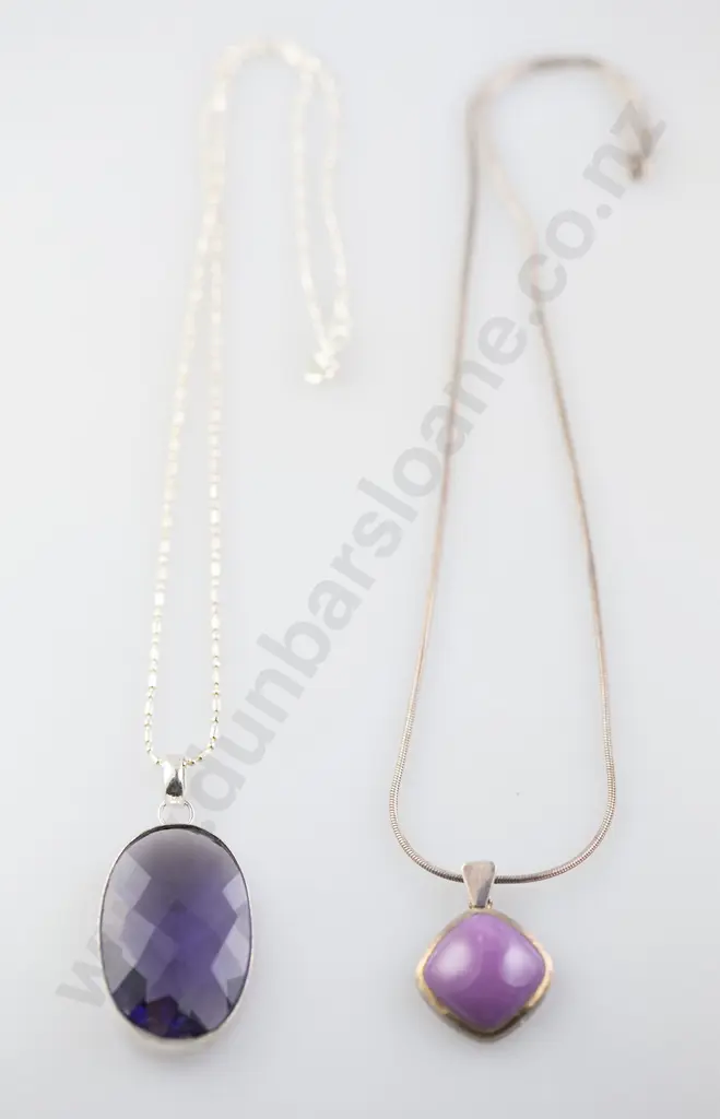 S/S Lavender Jade Pendant Image 1++
