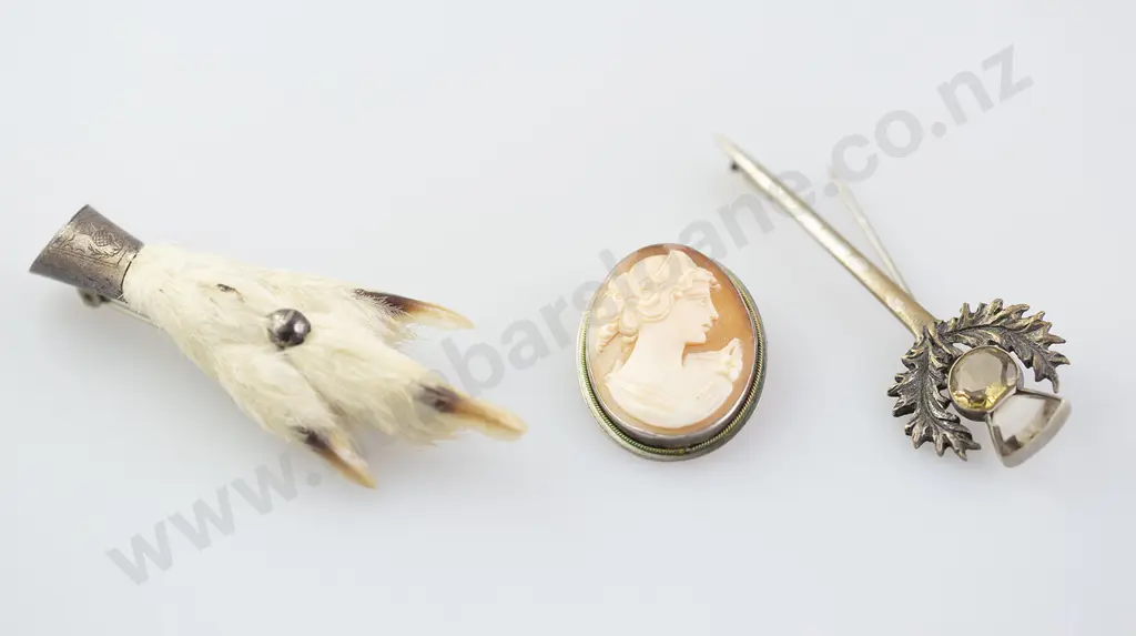S/S Thistle Brooch Image 1++