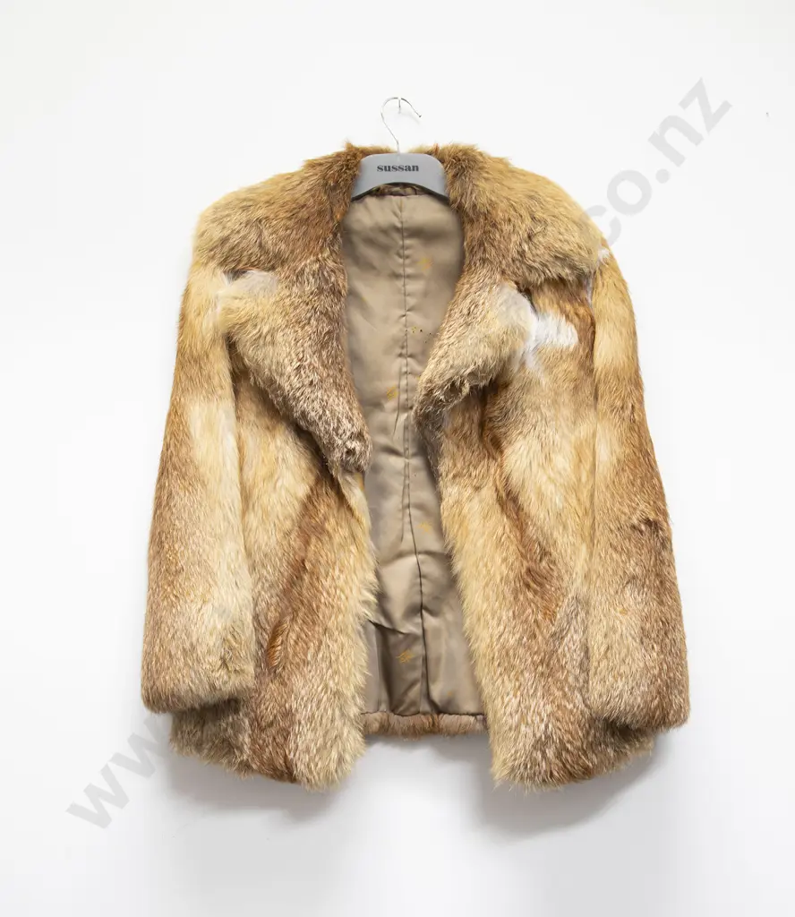 Vintage Red Fox Fur Jacket Image 1++