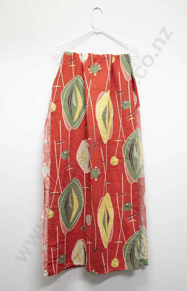 Mid Century Modern Home Design Fabric Piece Image 1++