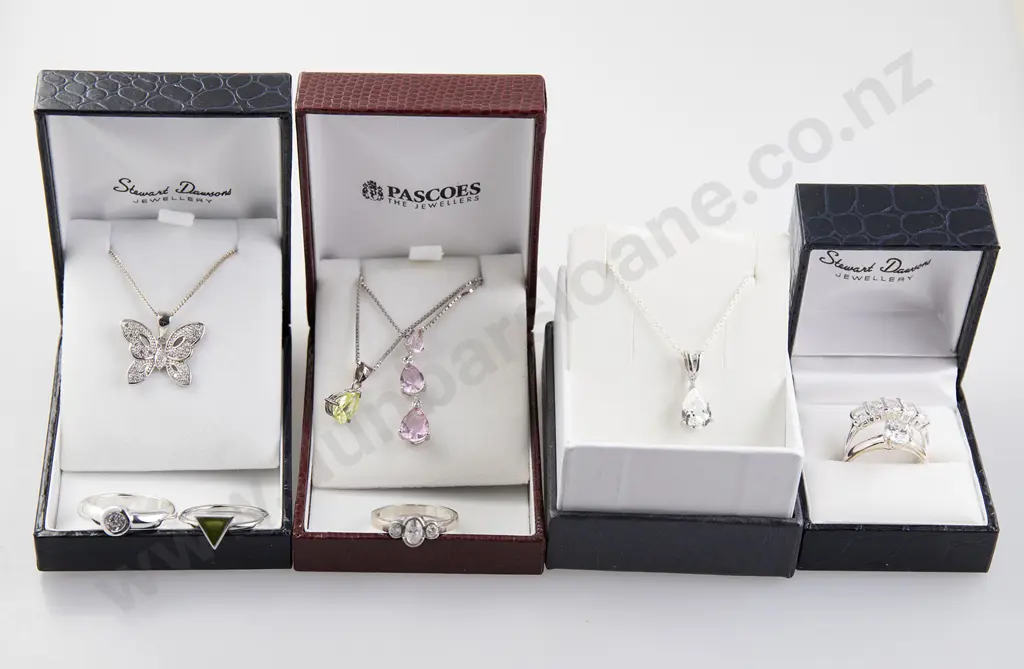 As New Silver & Crystal Jewellery Image 1++