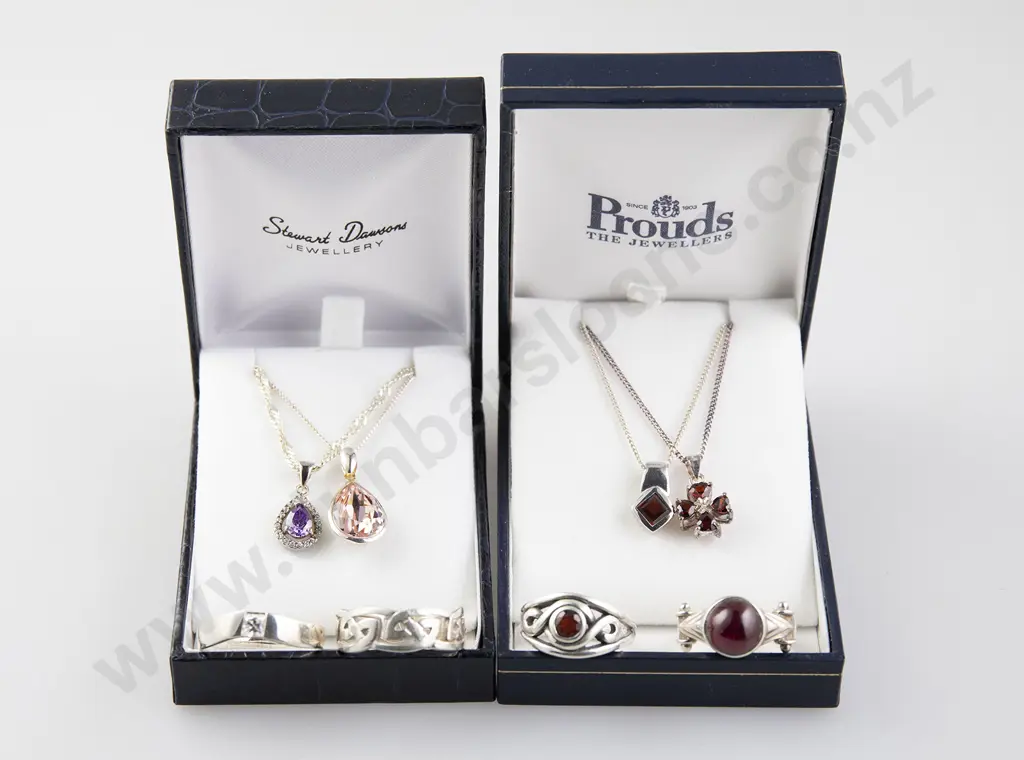 As New Silver & Crystal Jewellery Image 1++