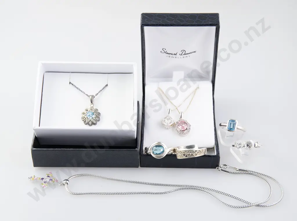 As New Silver & Crystal Jewellery Image 1++