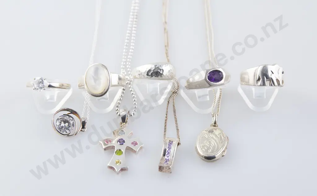 As New Silver & Crystal Jewellery Image 1++