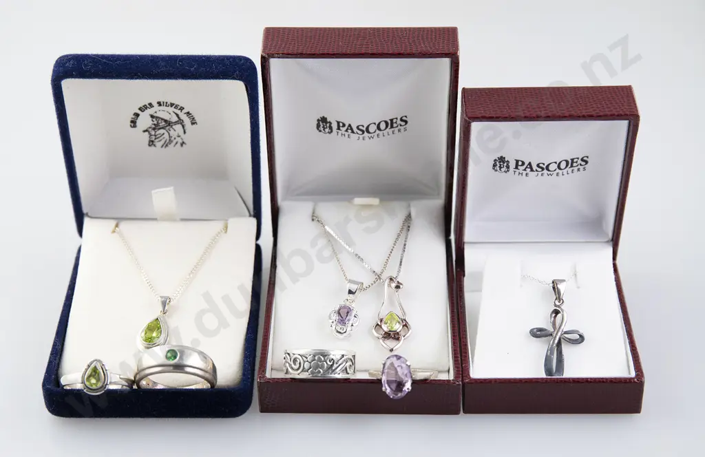 As New Silver & Crystal Jewellery Image 1++