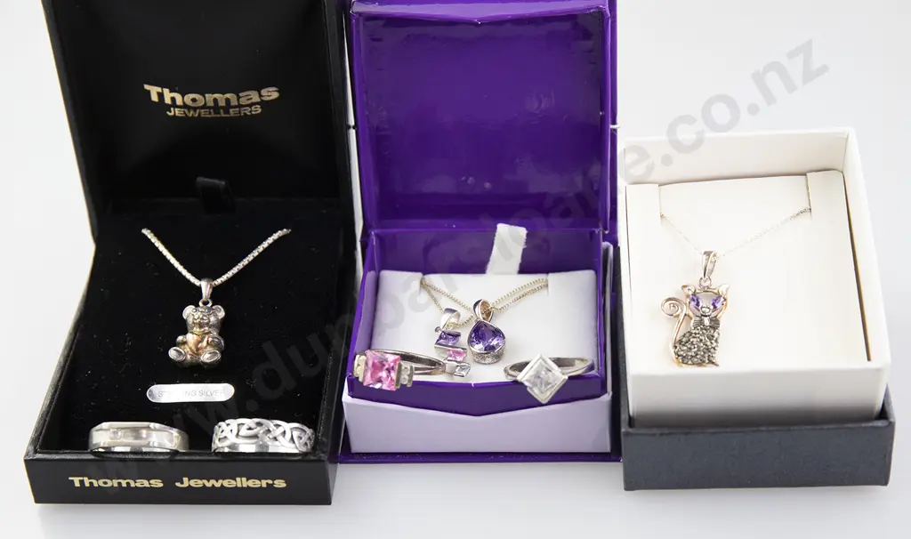 As New Silver & Crystal Jewellery Image 1++