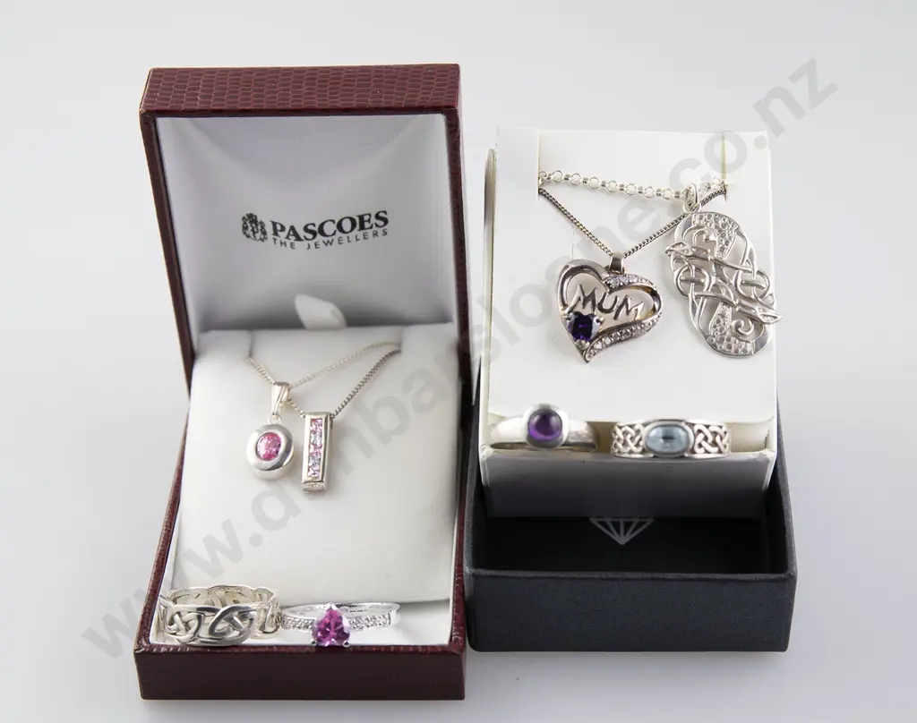As New Silver & Crystal Jewellery Image 1++