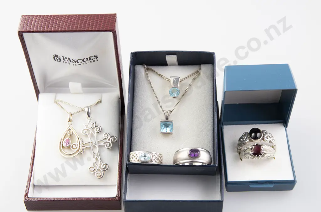 As New Silver & Crystal Jewellery Image 1++