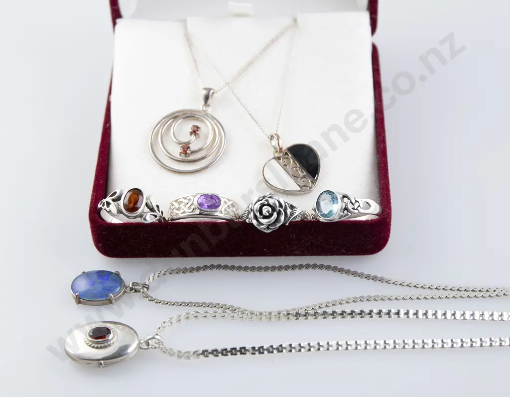 As New Silver & Crystal Jewellery Image 1++