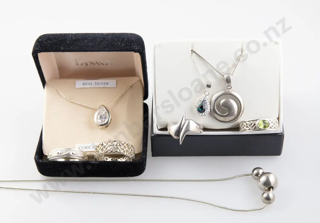 As New Silver & Crystal Jewellery Image 1++