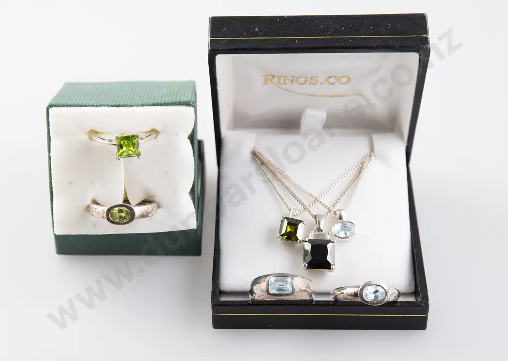 As New Silver & Crystal Jewellery Image 1++