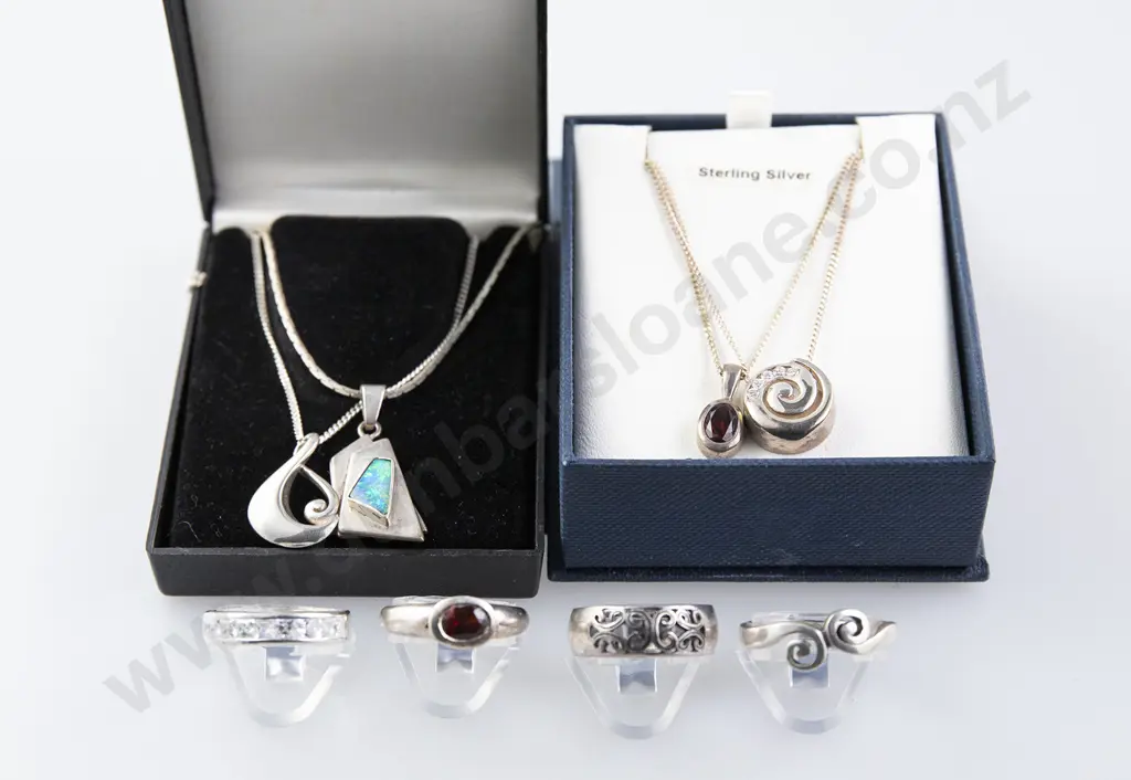 As New Silver & Crystal Jewellery Image 1++