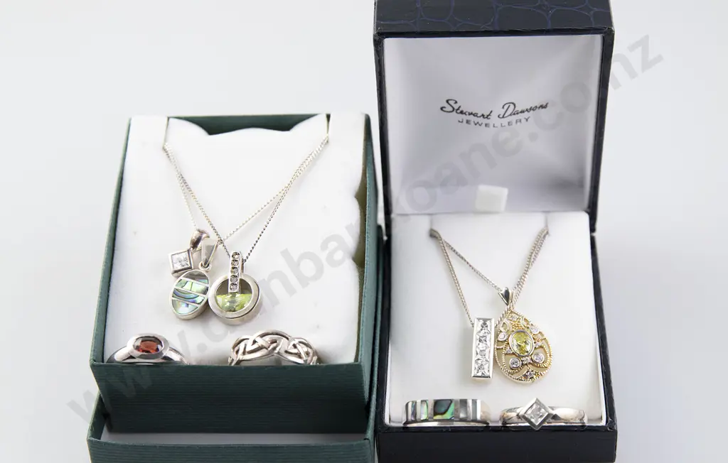 As New Silver & Crystal Jewellery Image 1++