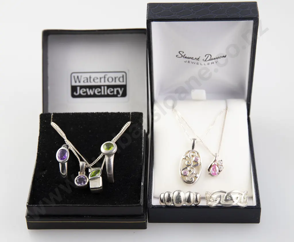 As New Silver & Crystal Jewellery Image 1++