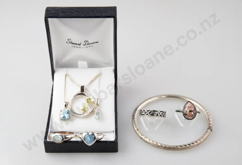 As New Silver & Crystal Jewellery Image 1++
