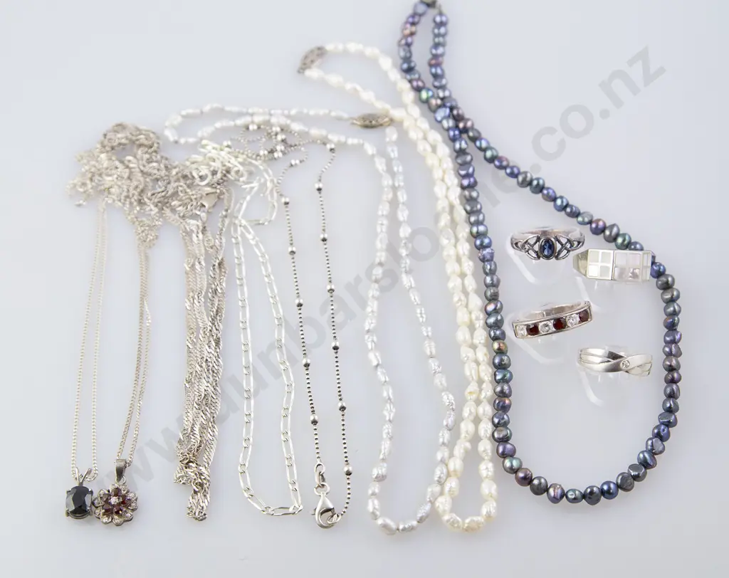 As New Silver & Crystal Jewellery Image 1++