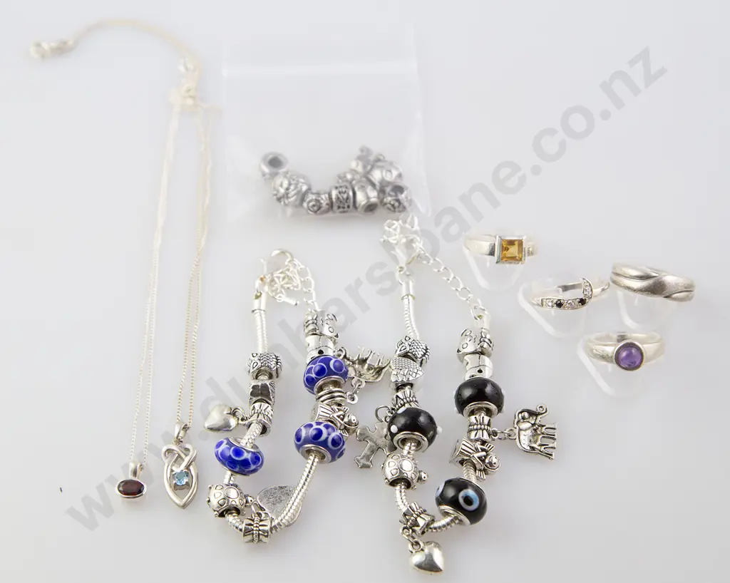 As New Silver & Crystal Jewellery Image 1++