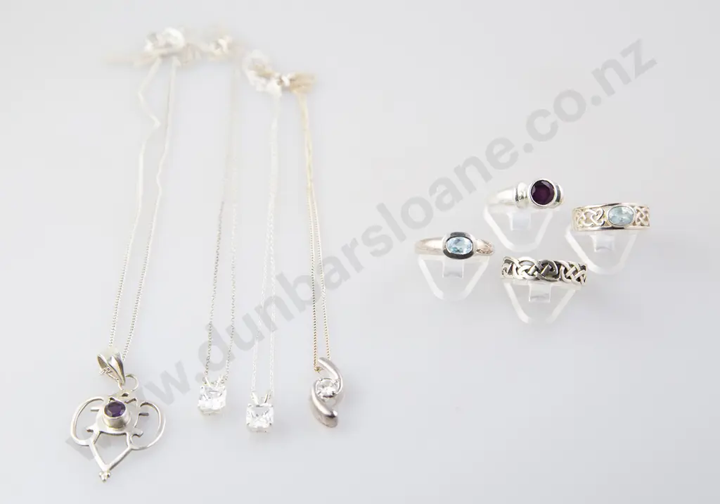 As New Silver & Crystal Jewellery Image 1++