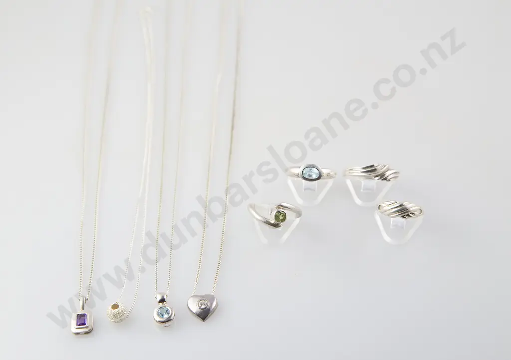 As New Silver & Crystal Jewellery Image 1++