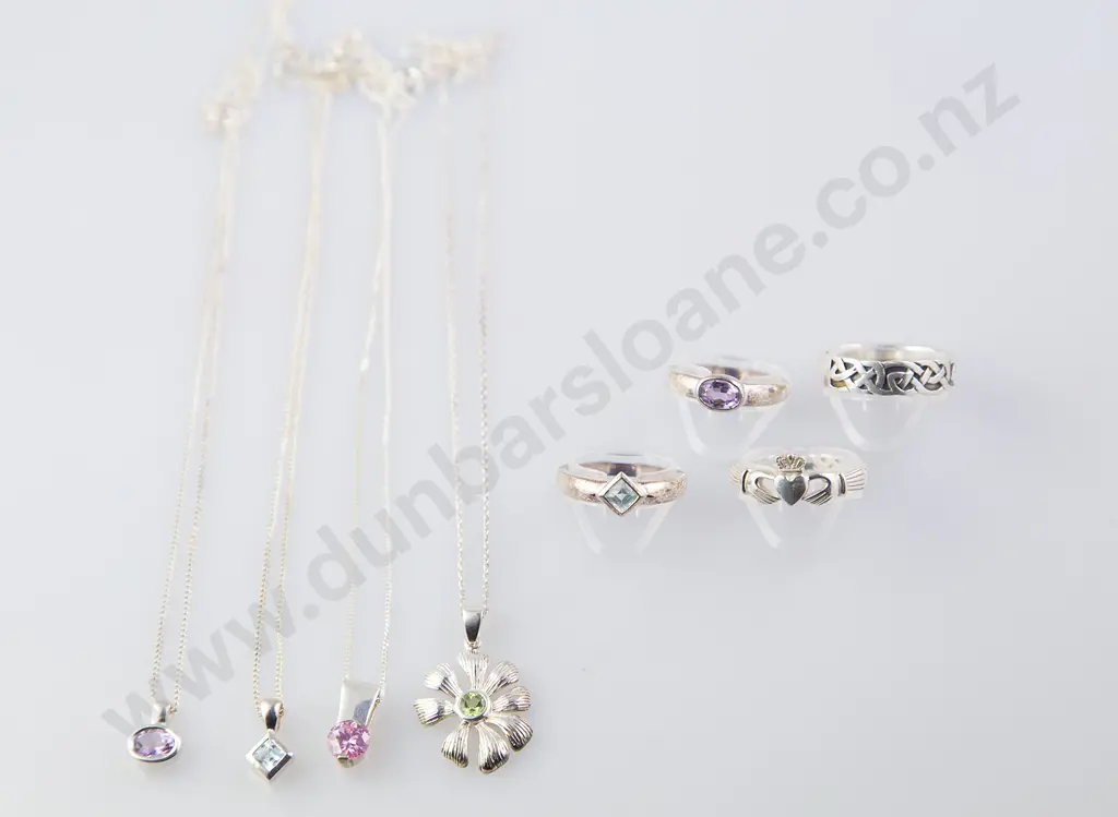 As New Silver & Crystal Jewellery Image 1++