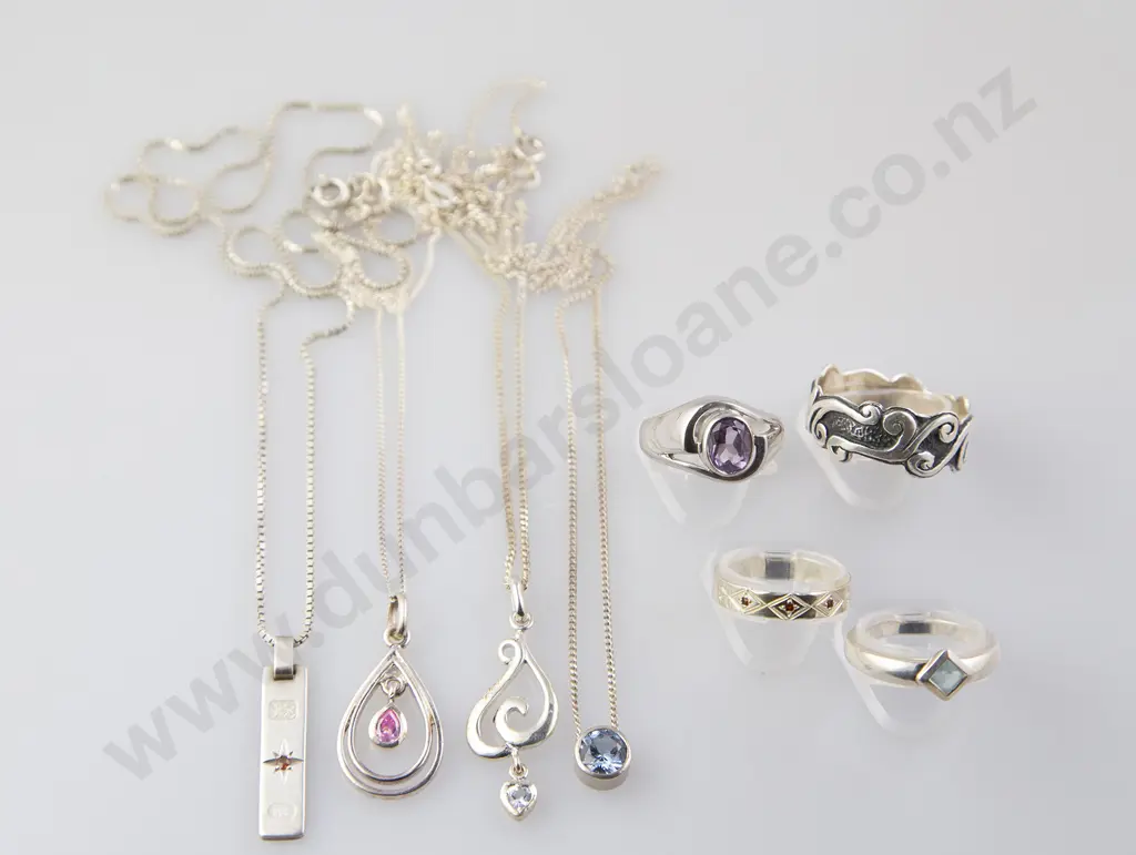 As New Silver & Crystal Jewellery Image 1++