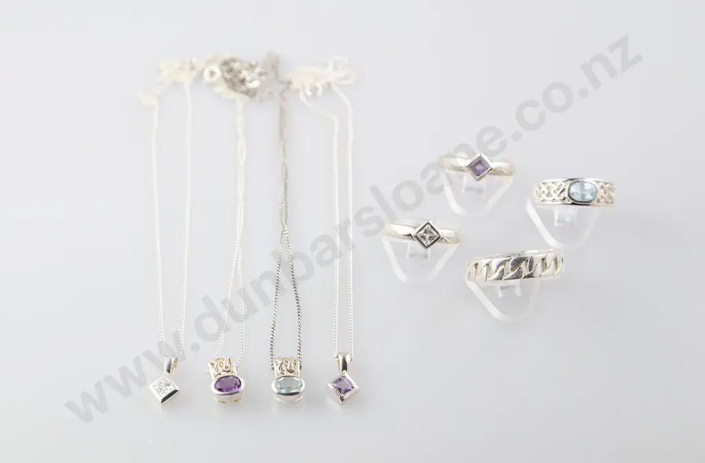 As New Silver & Crystal Jewellery Image 1++